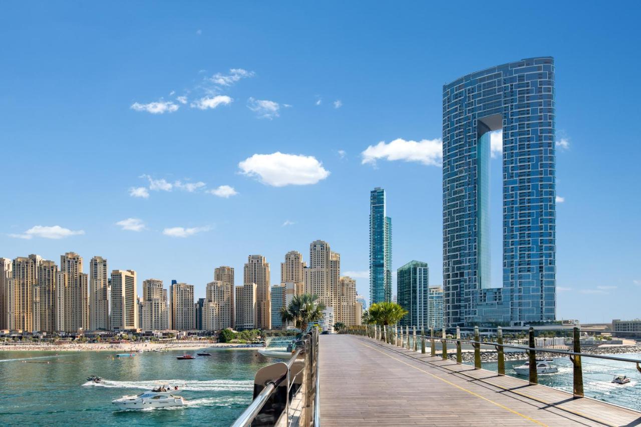 Address Beach Resort Dubai Exterior photo Skyline of Dubai Marina